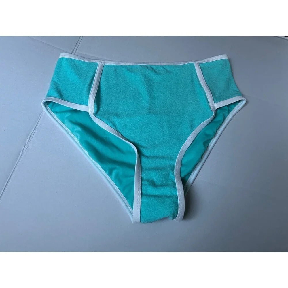 Kona Sol High Waist Swim Bottom (L 12-14) NWT Medium Coverage